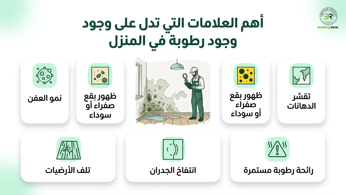 حل مشكلة الرطوبة في المنزل
