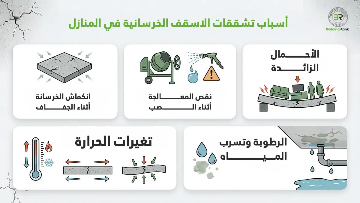 تشققات الاسقف الخرسانية