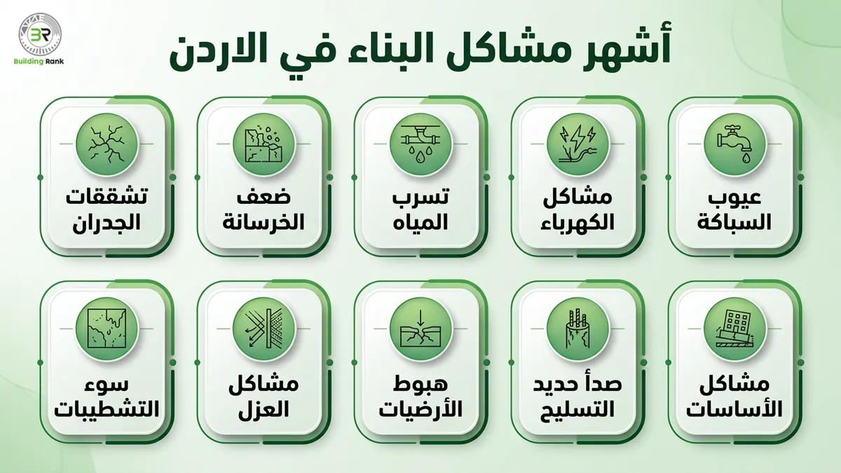 مشاكل البناء