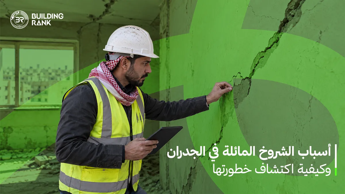 الشروخ المائلة في الجدران