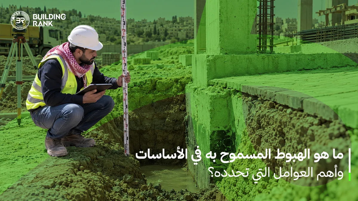 الهبوط المسموح به في الأساسات