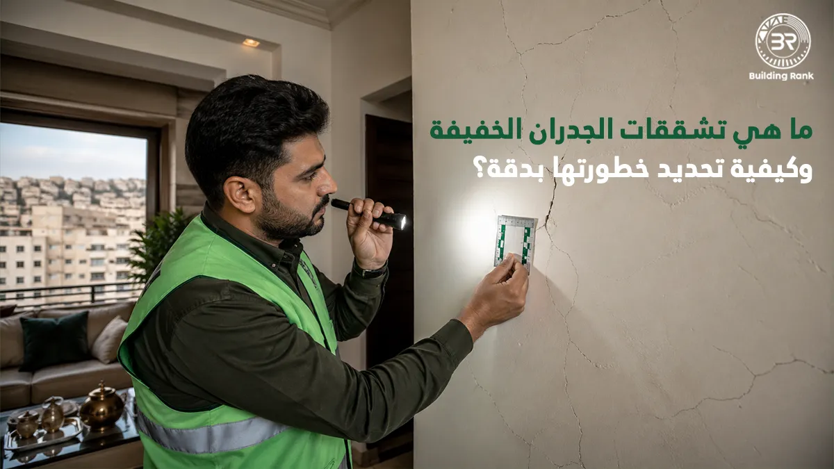 تشققات الجدران الخفيفة