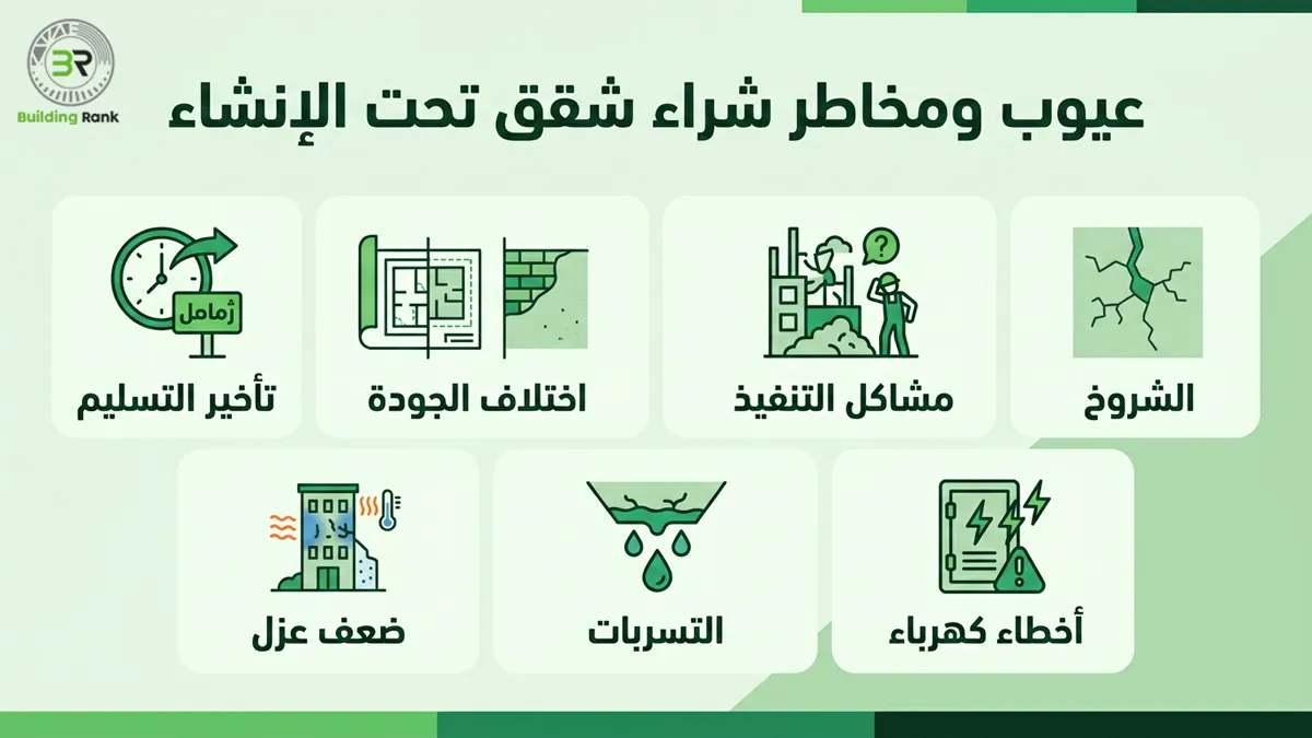 شراء شقق تحت الانشاء