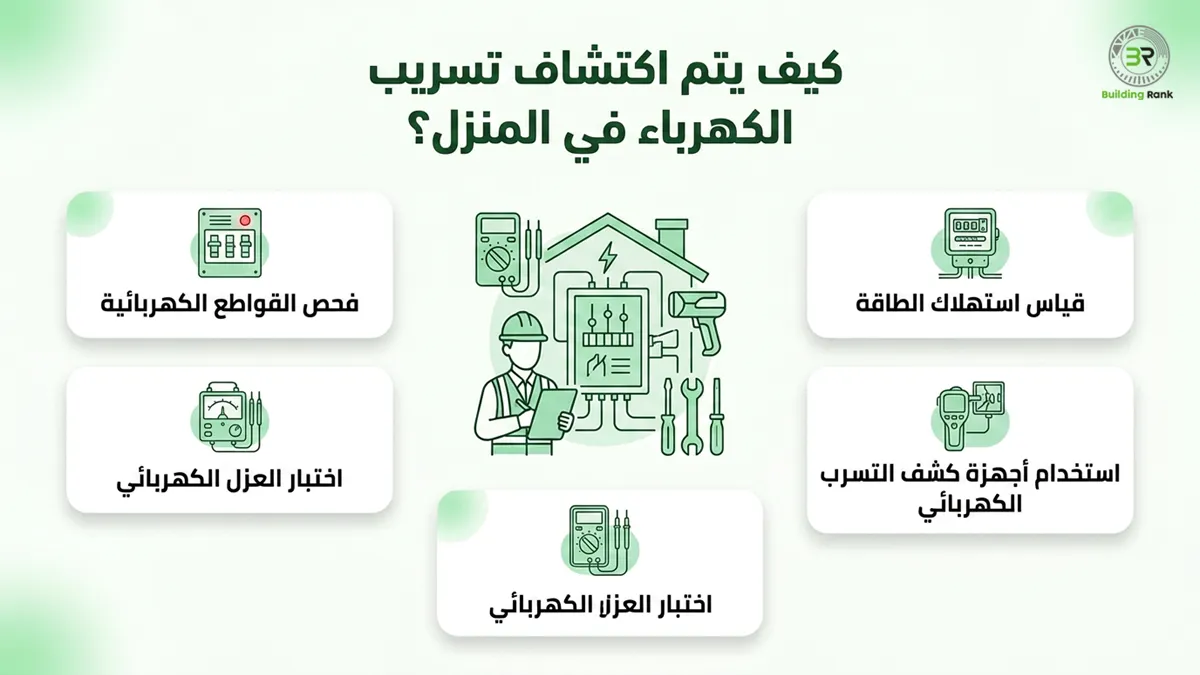 كيف يتم اكتشاف تسريب الكهرباء في المنزل