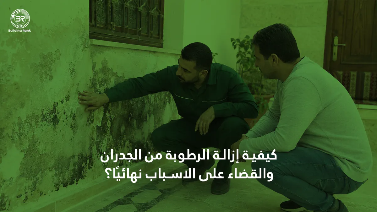 كيفية إزالة الرطوبة من الجدران
