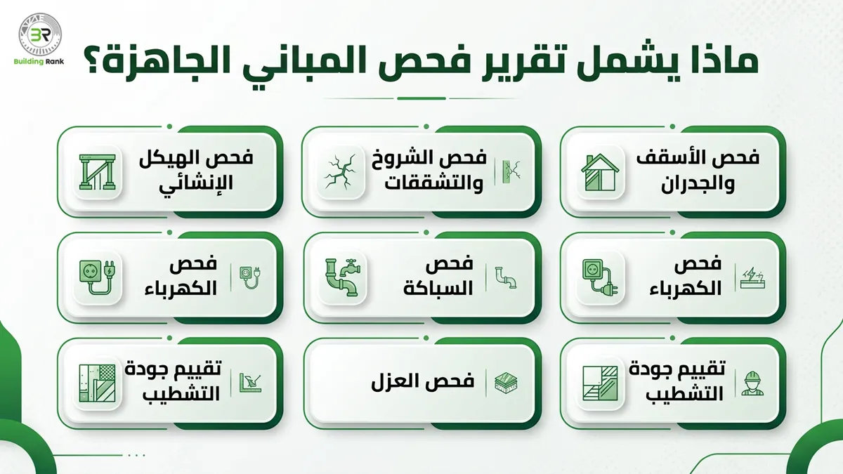 تقرير فحص المباني الجاهزة