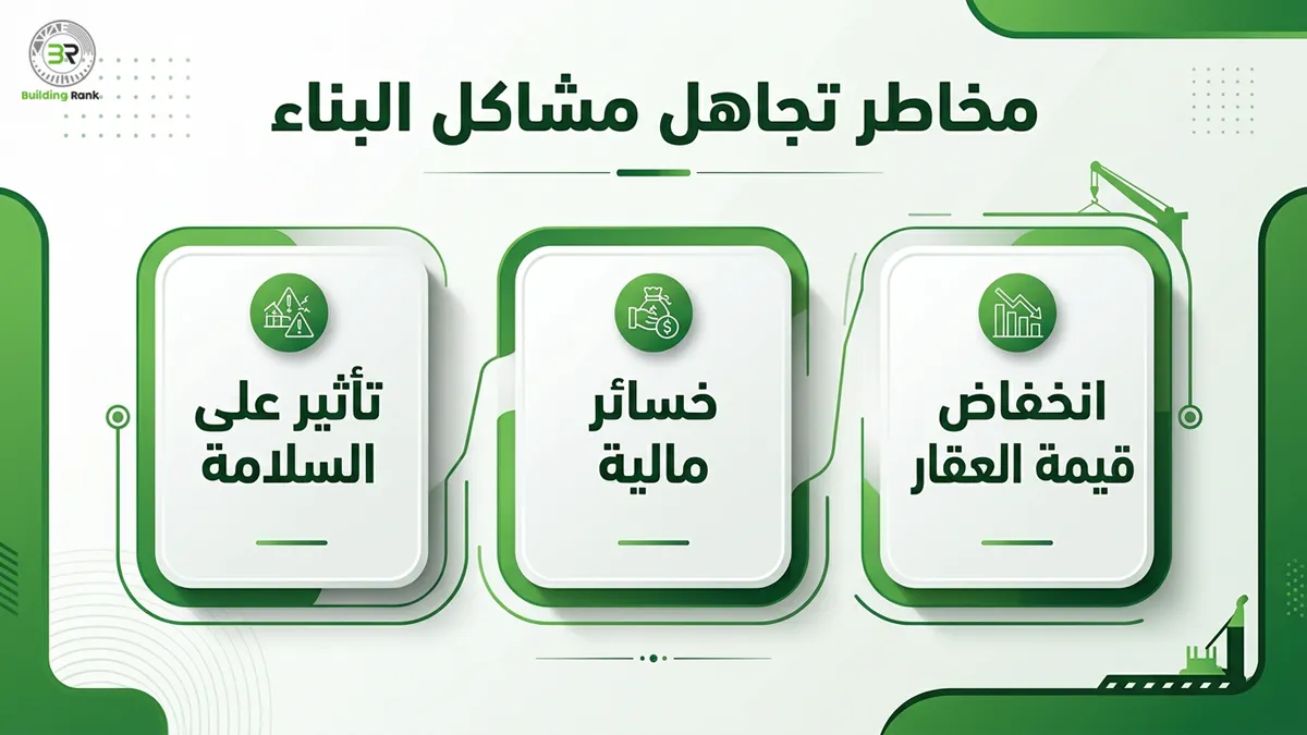 مشاكل البناء